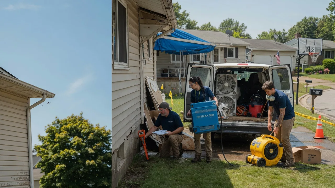 Ceiling Leak Cleanup in Kalona, IA near me